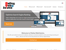 Tablet Screenshot of motleywebsolutia.com